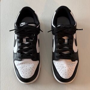 Nike Panda Dunks Black and White Low-Top Shoes